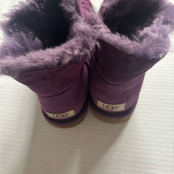 UGG Purple Suede Winter Boots - Picture 3 of 8